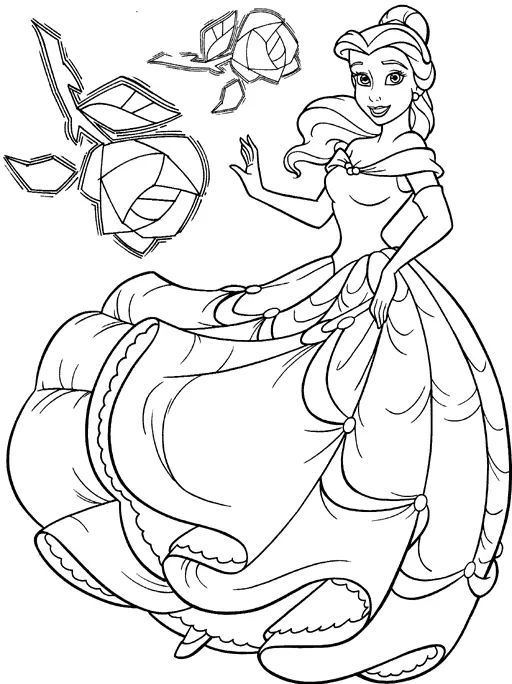 Princess Coloring Pages 134