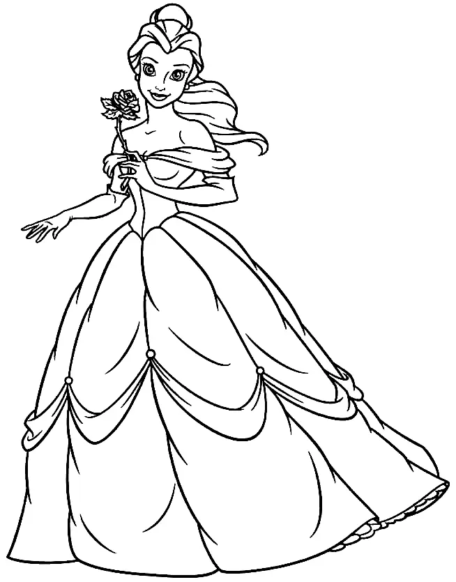 Princess Coloring Pages 137