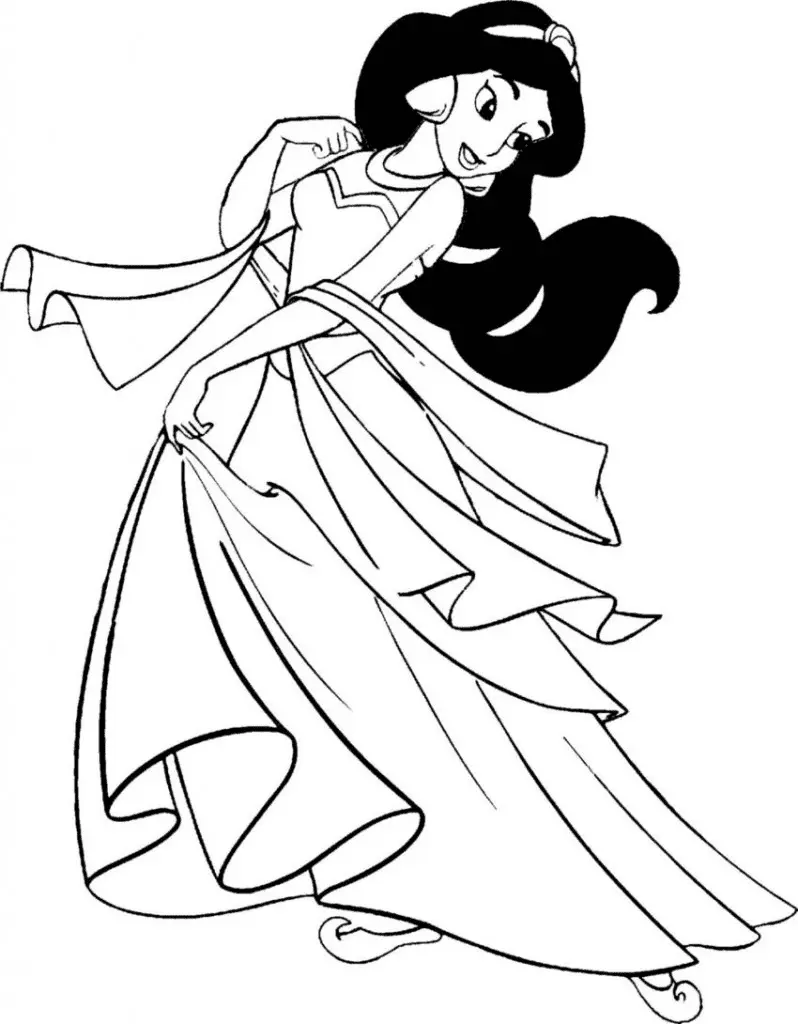 Princess Coloring Pages 145