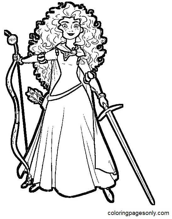 Desenhos de Princess Para Colorir 169
