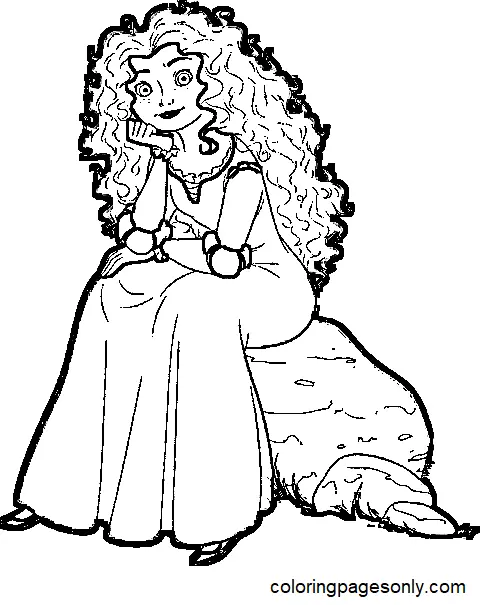 Princess Coloring Pages 177