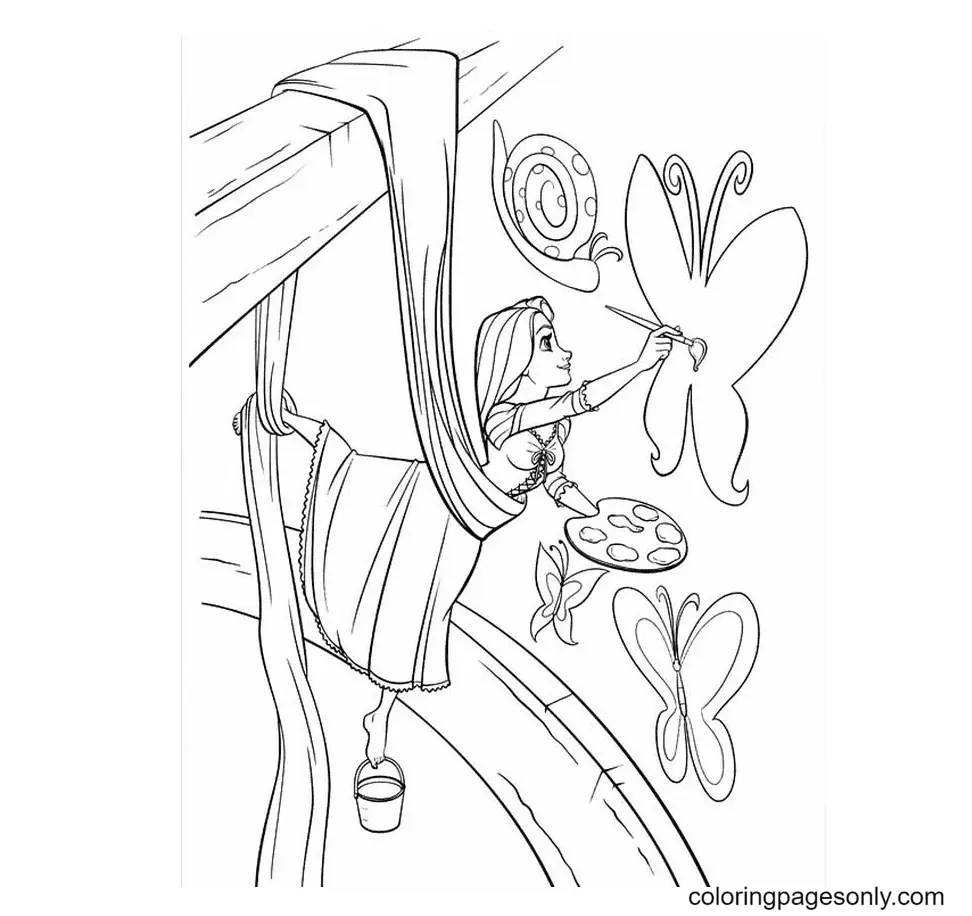 Desenhos de Princess Para Colorir 53