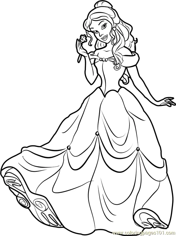 Princess Coloring Pages 66