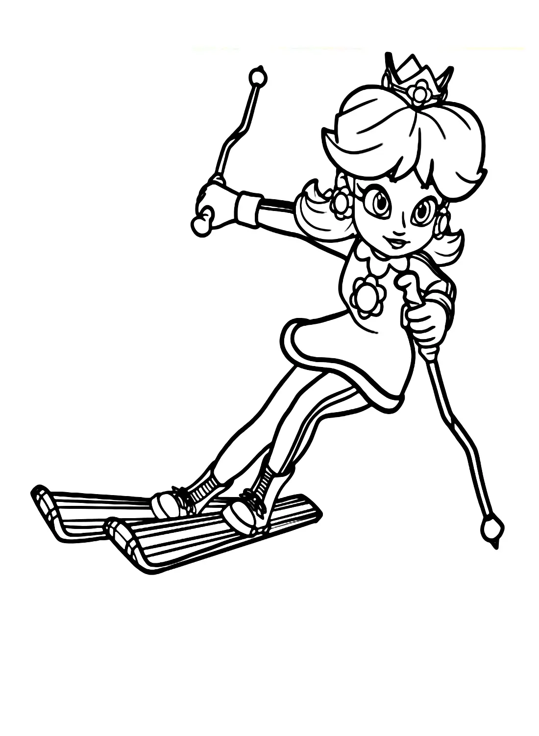 Princess Daisy Coloring Pages 23