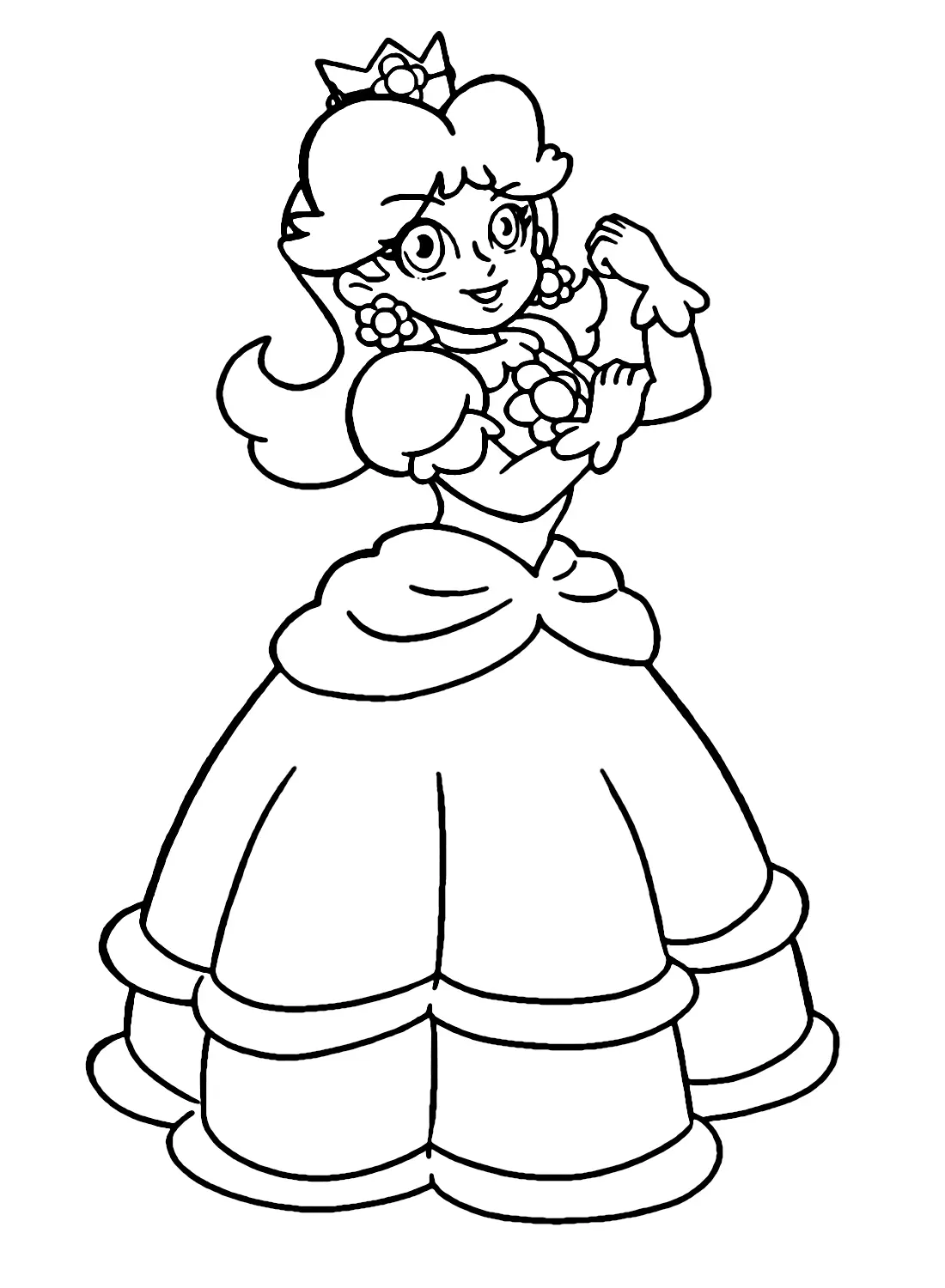 Princess Daisy Coloring Pages 29