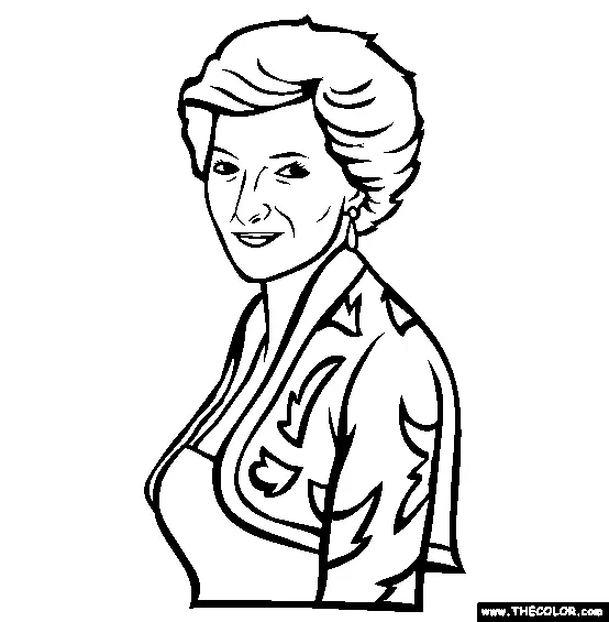 Princess Diana Coloring Pages 4