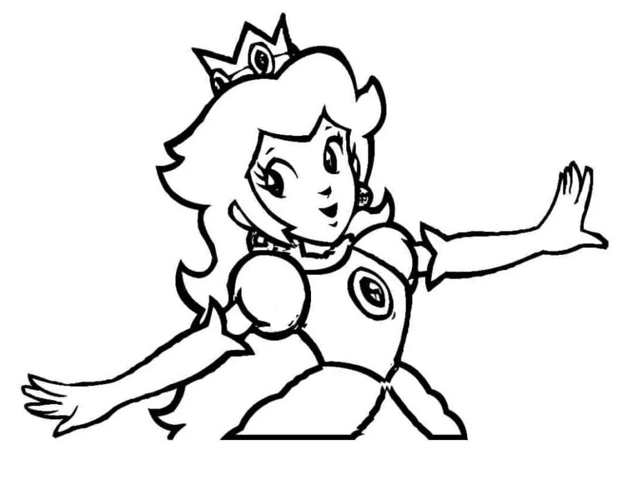 Prinzessin Peach Ausmalbilder 51