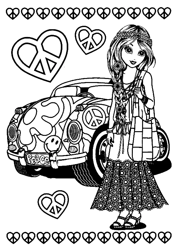 Desenhos de Paginas de Lisa Frank Para Impressao Para Colorir