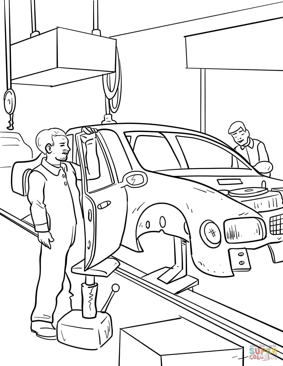 Professions coloring pages
