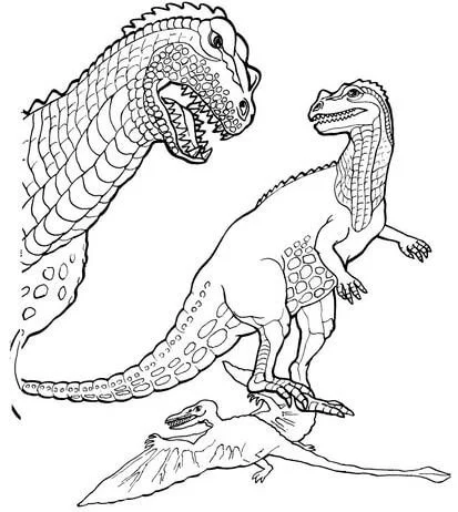 Pteranodon Para Colorear 8