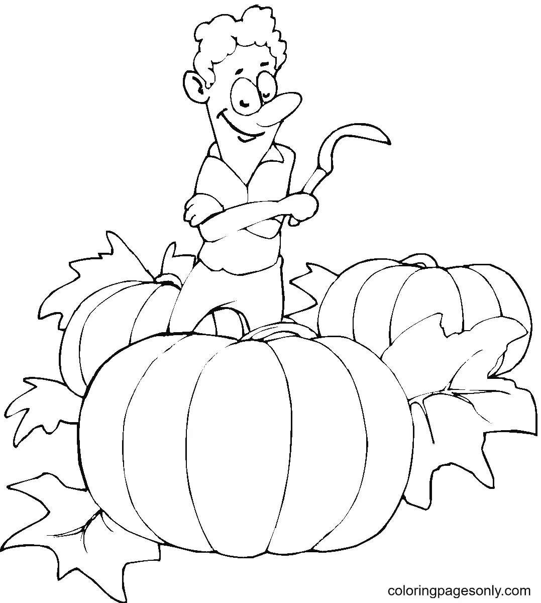 Calabazas Para Colorear 49