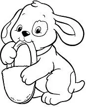 Cachorros Para Colorear 9