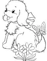 Welpen Hunde Freunde Ausmalbilder 119