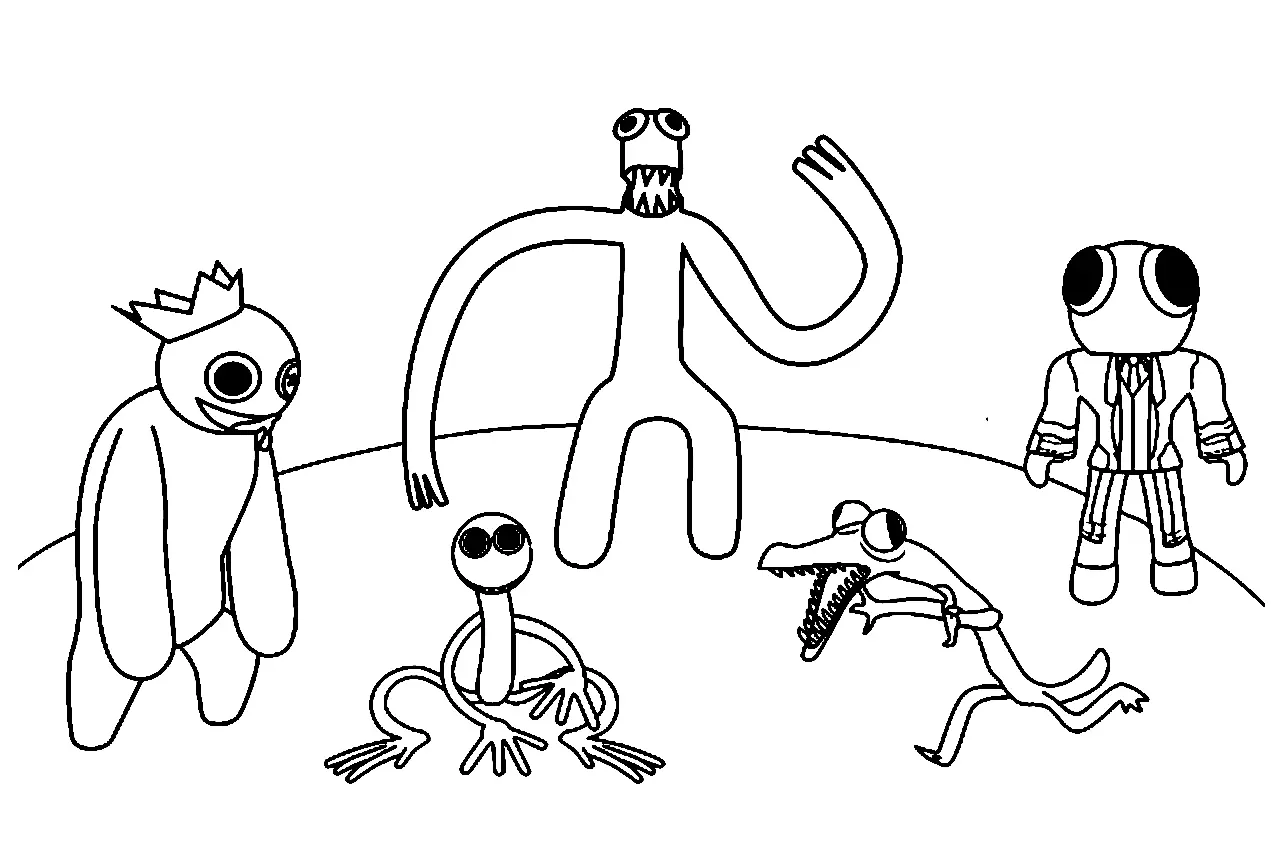 Purple Rainbow Friends Coloring - Purple Rainbow Friends Coloring Pages 2 1.webp