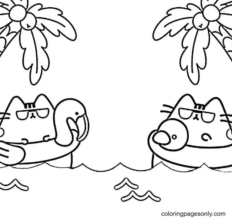 Pusheen Coloring Pages 102