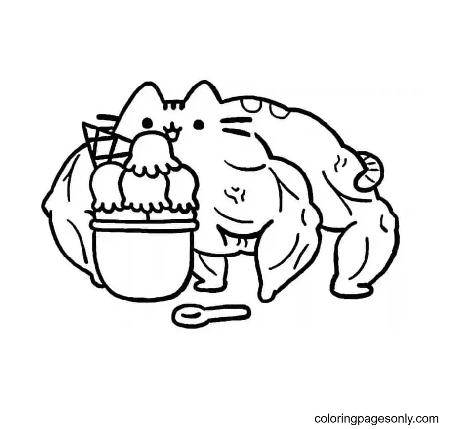 Pusheen Coloring Pages 104