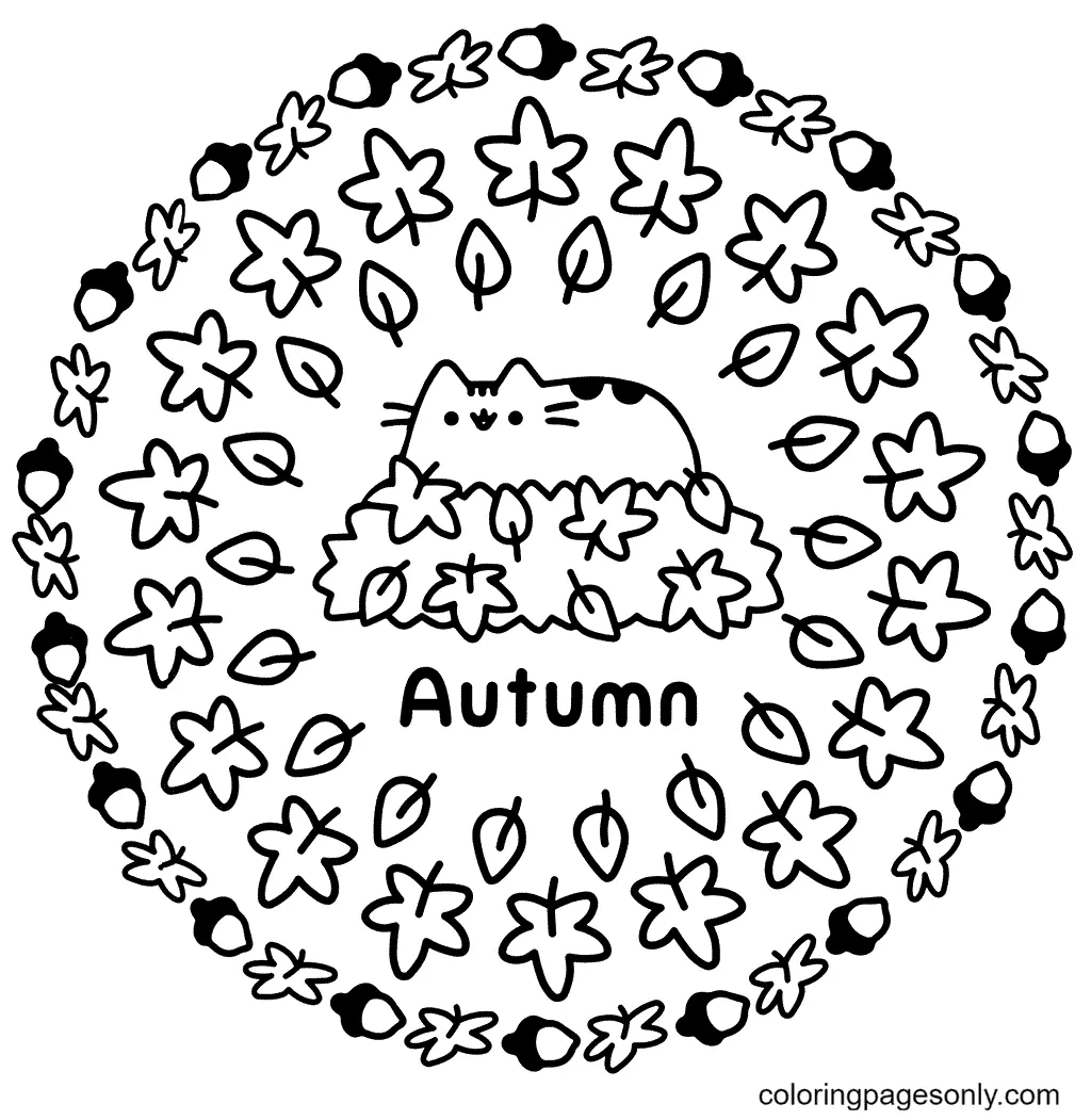 Pusheen Coloring Pages 106