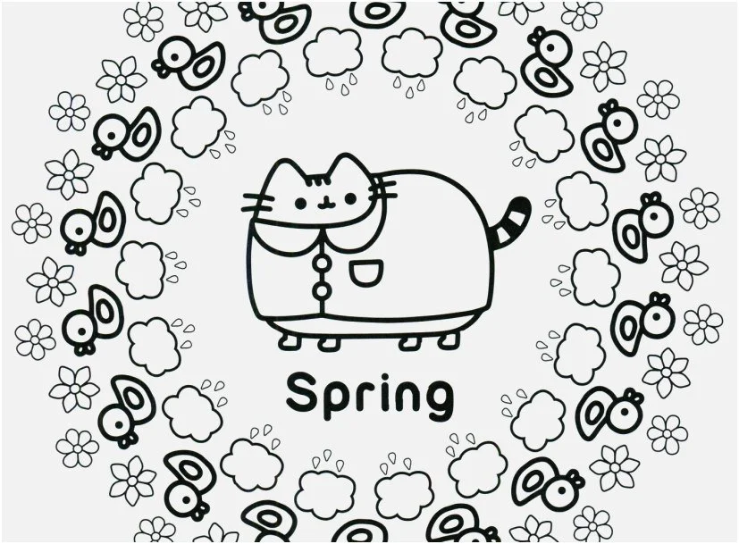 Pusheen Coloring Pages 129