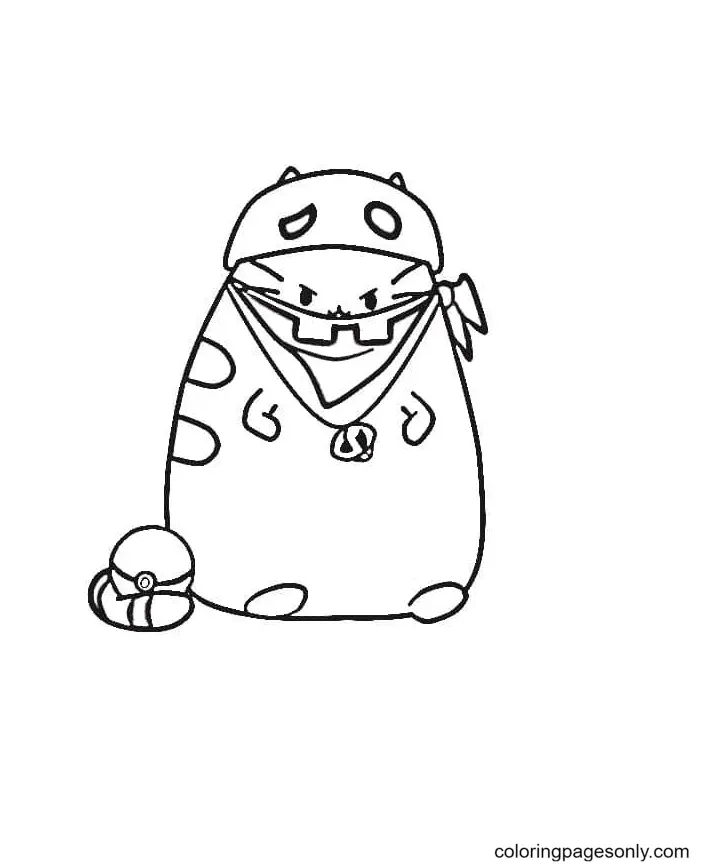 Pusheen Coloring Pages 133