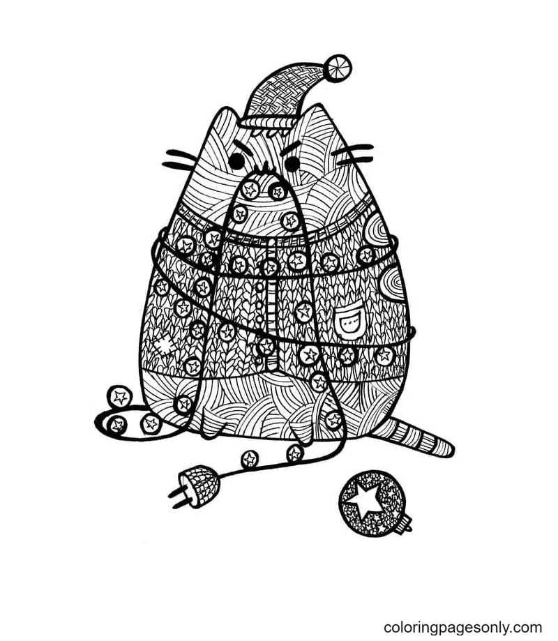 Pusheen Coloring Pages 143