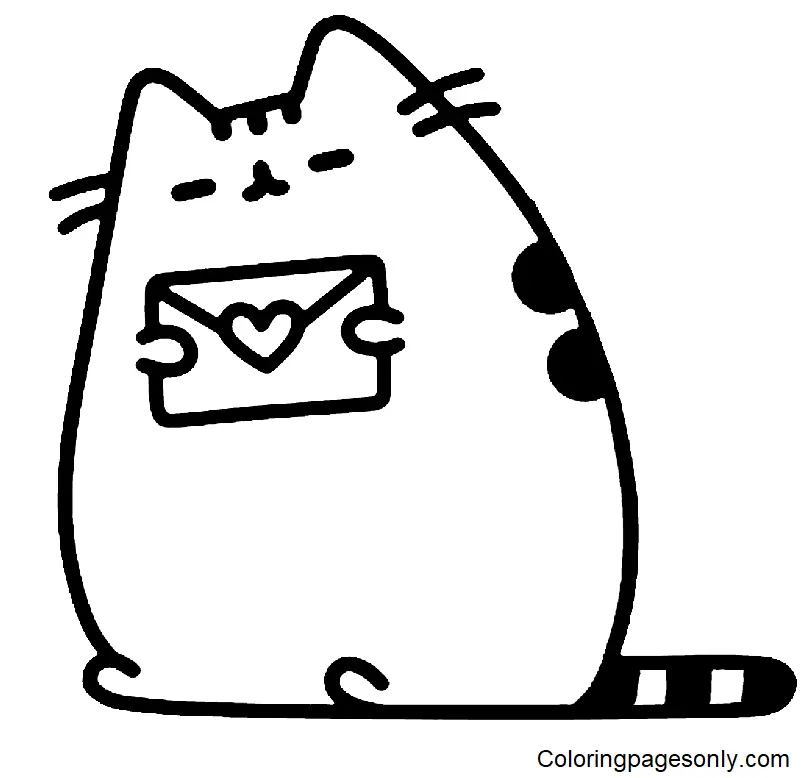 Pusheen Para Colorear 167