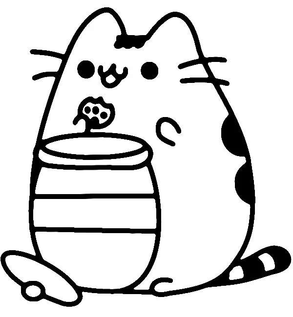 Pusheen Coloring Pages 169