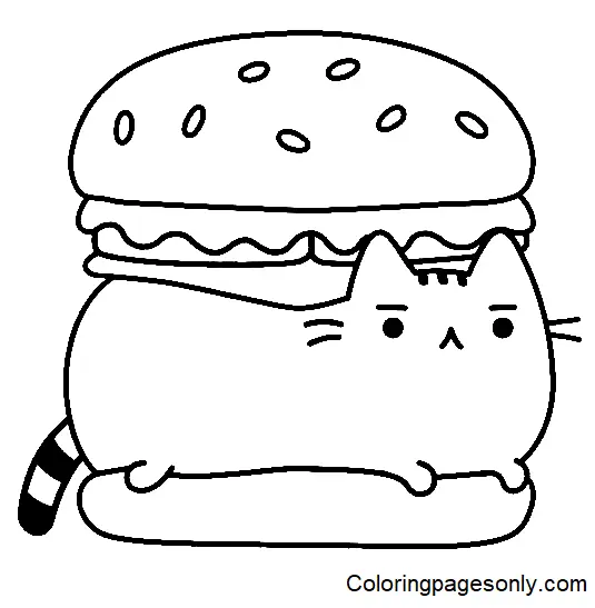 Pusheen Para Colorear 178