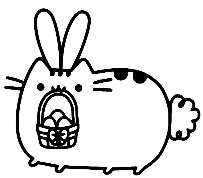 Pusheen Coloring Pages 182