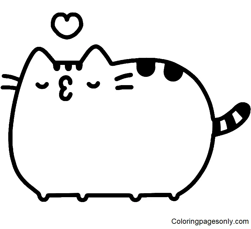 Pusheen Coloring Pages 201