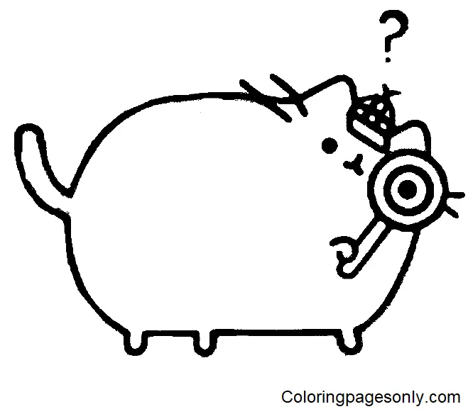 Pusheen Coloring Pages 202