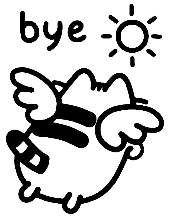 Pusheen Coloring Pages 218