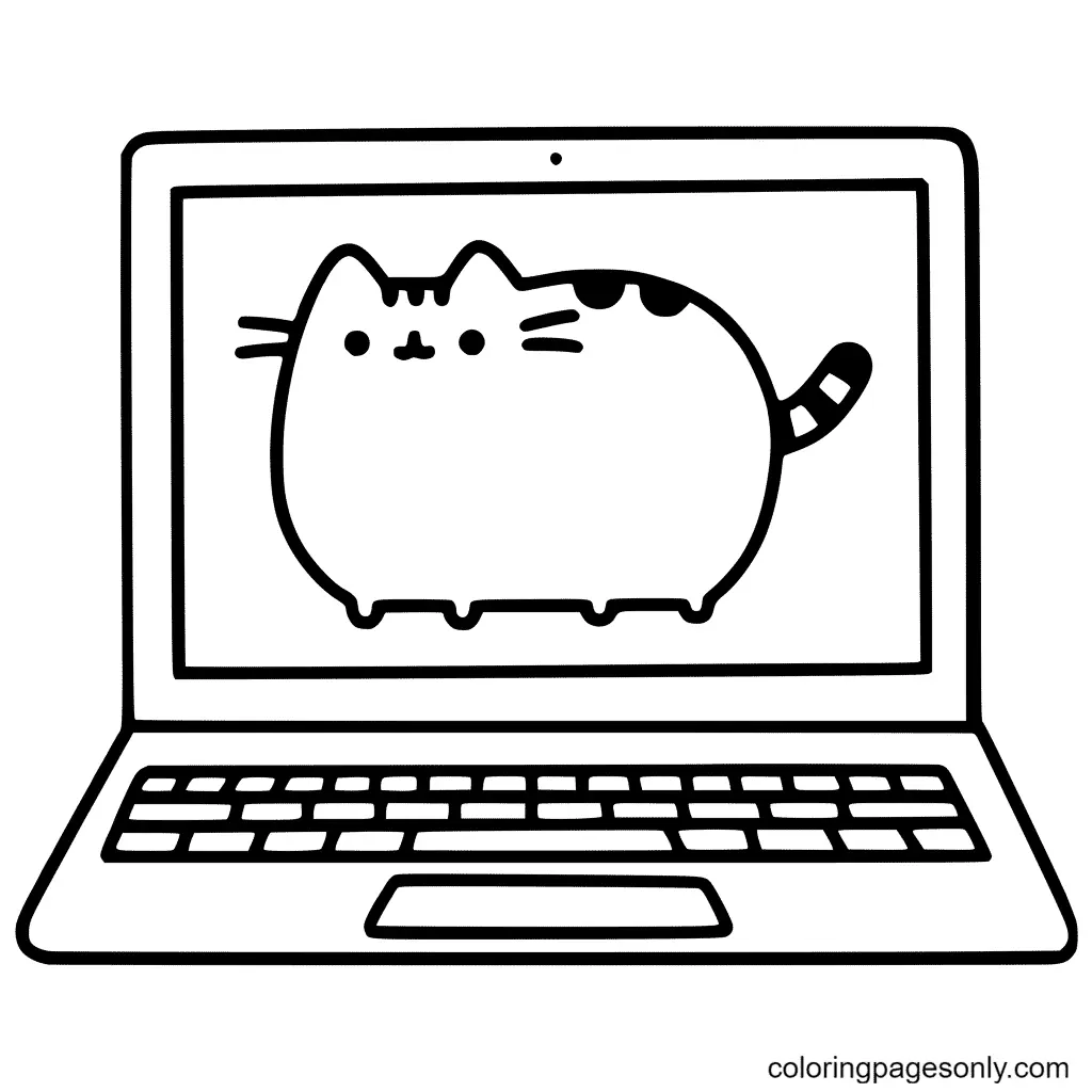 Pusheen Para Colorear 25