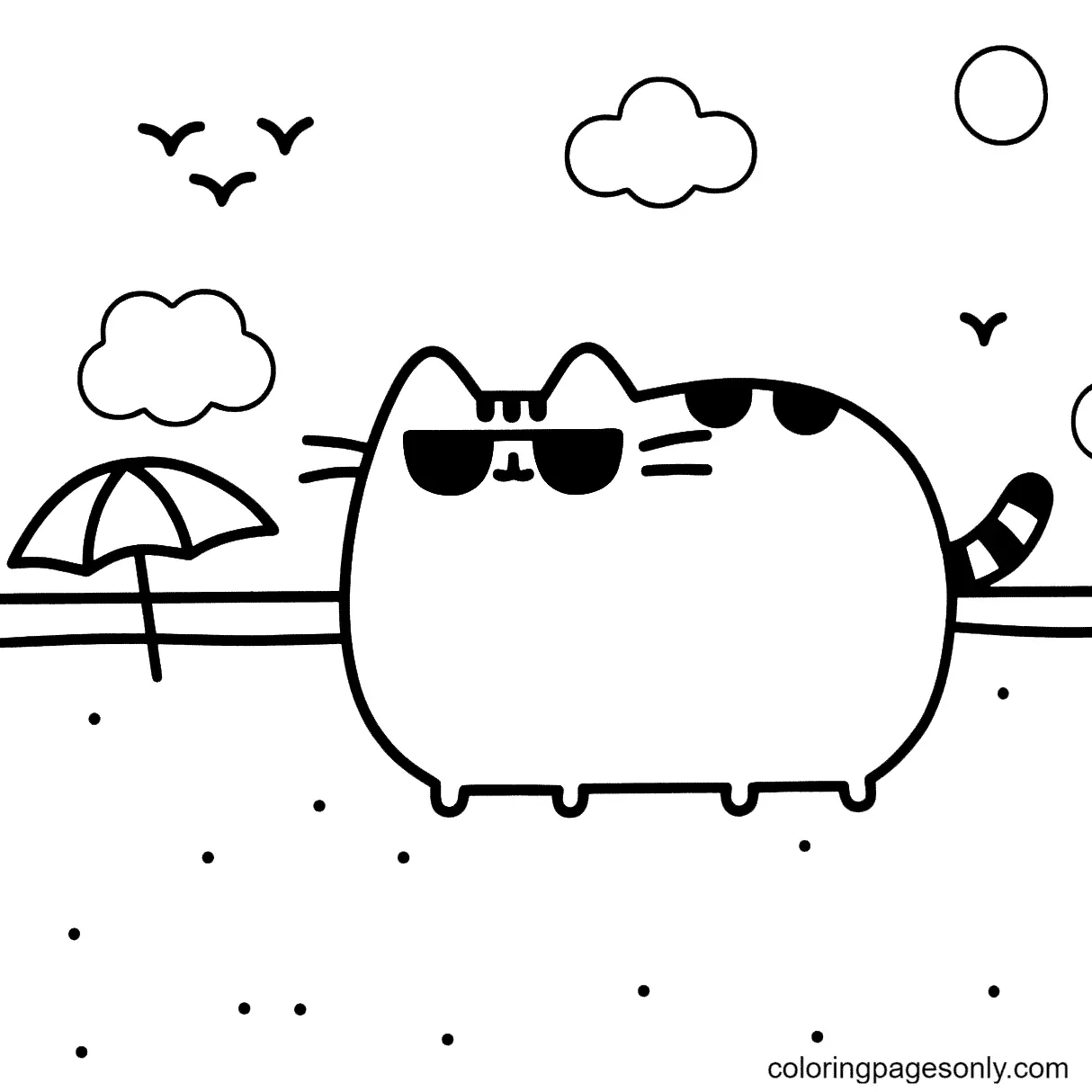 Pusheen Para Colorear 28
