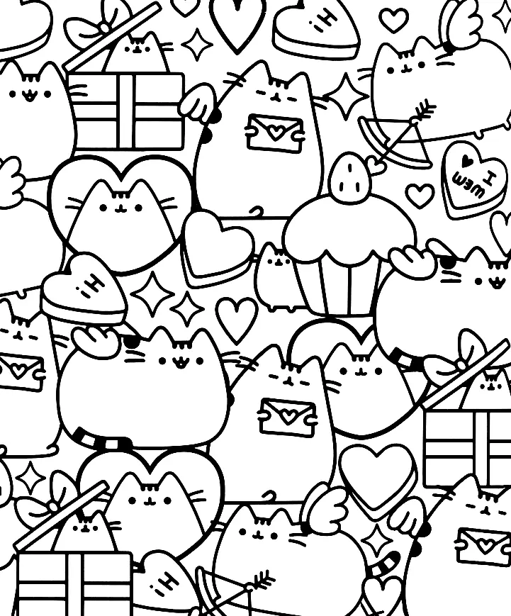 Pusheen Para Colorear 29