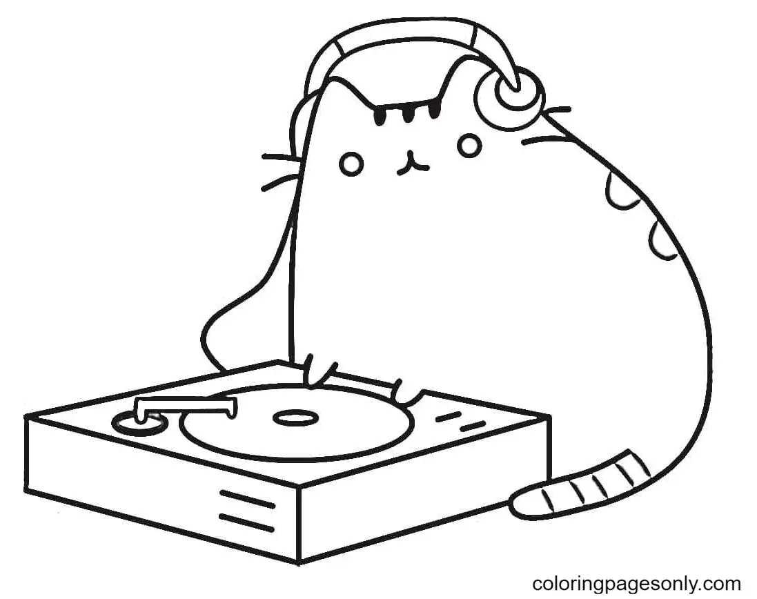 Pusheen Para Colorear 33