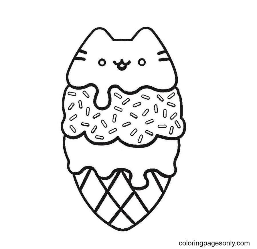 Pusheen Para Colorear 46