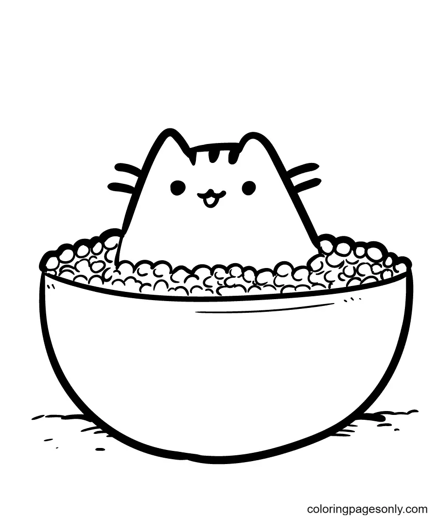 Pusheen Coloring Pages 60