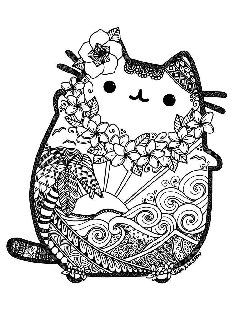 Pusheen Para Colorear 61