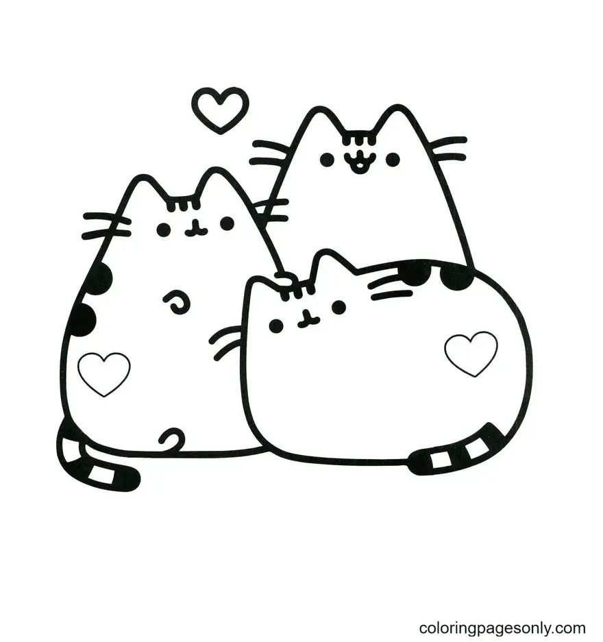Desenhos de Pusheen Para Colorir 63