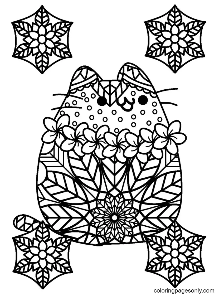 Pusheen Para Colorear 68