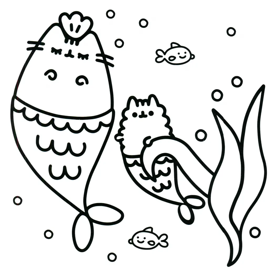 Pusheen Coloring Pages 71