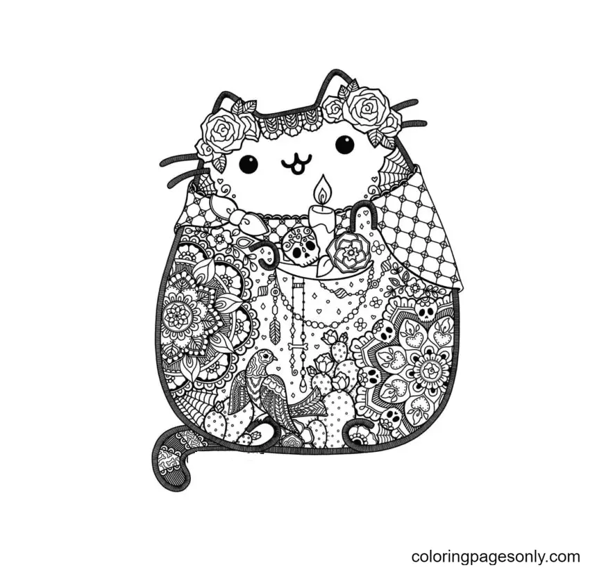 Pusheen Coloring Pages 79