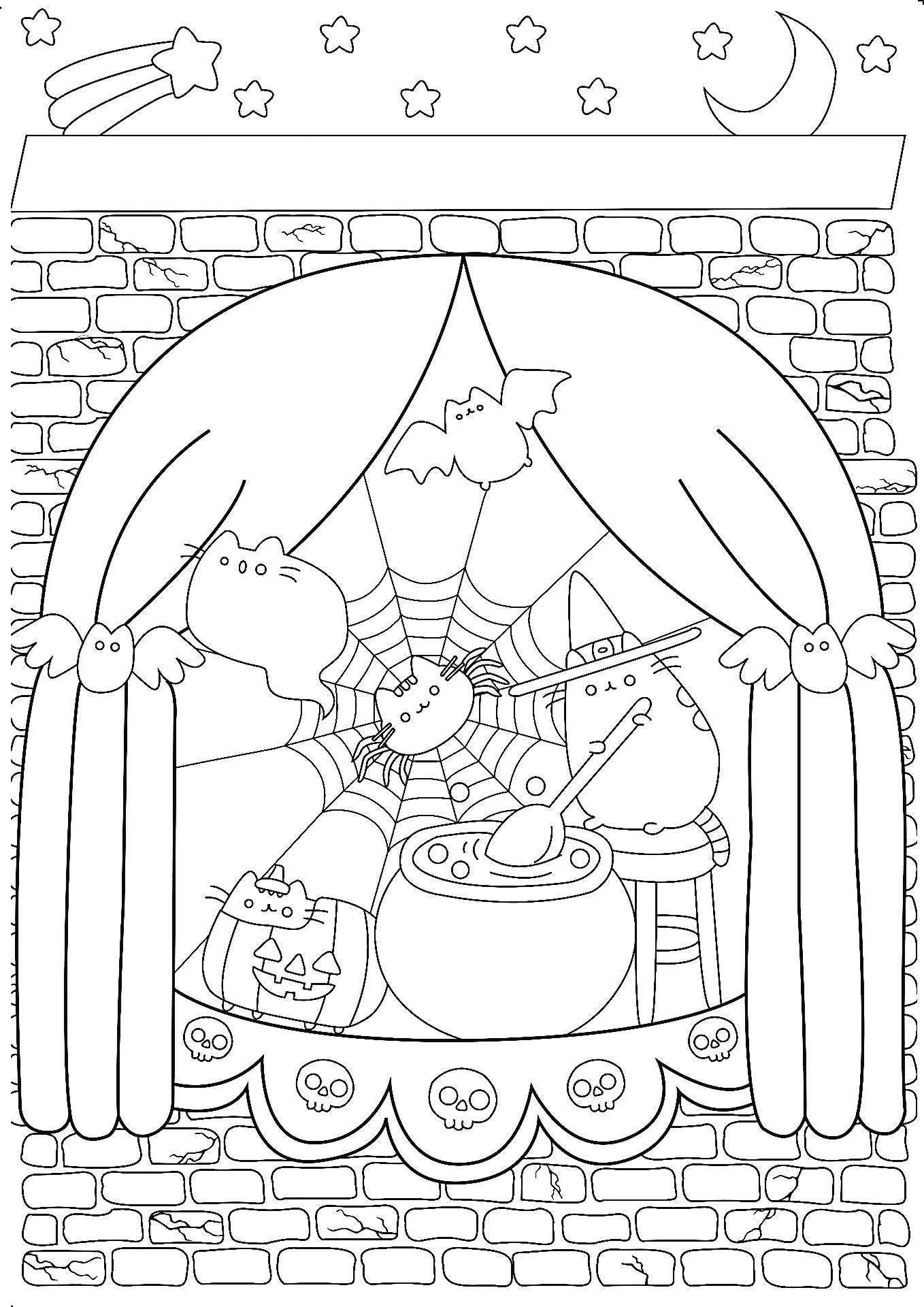 Pusheen Coloring Pages 98