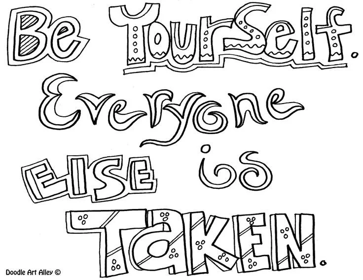 Quote Coloring Pages 19