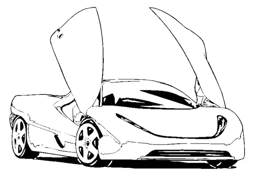 Racing Car Coloring Pages 12