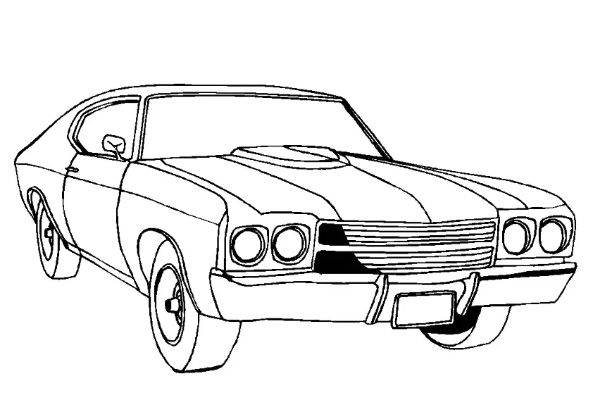 Racing Car Coloring Pages 13