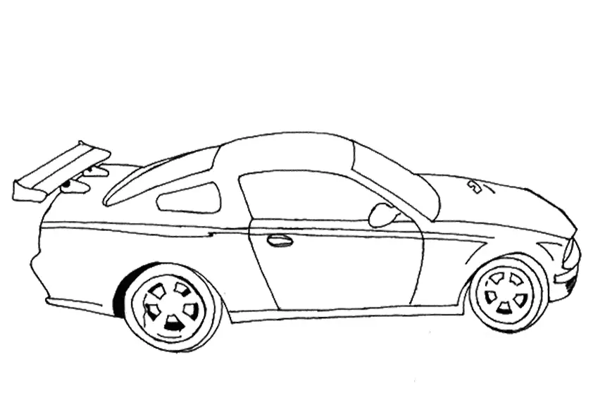 Racing Car Coloring Pages 14