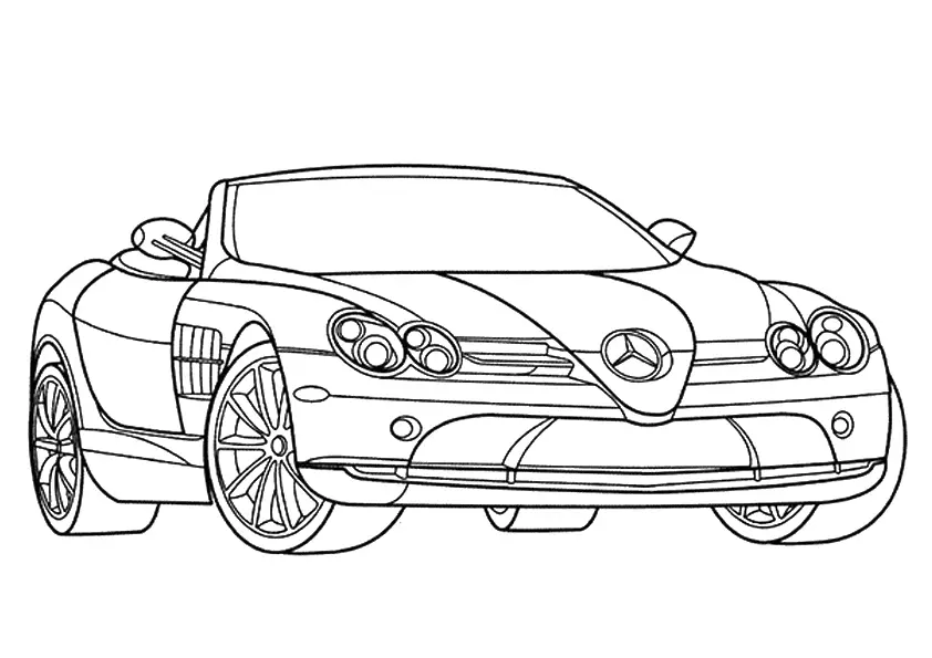Racing Car Coloring Pages 16