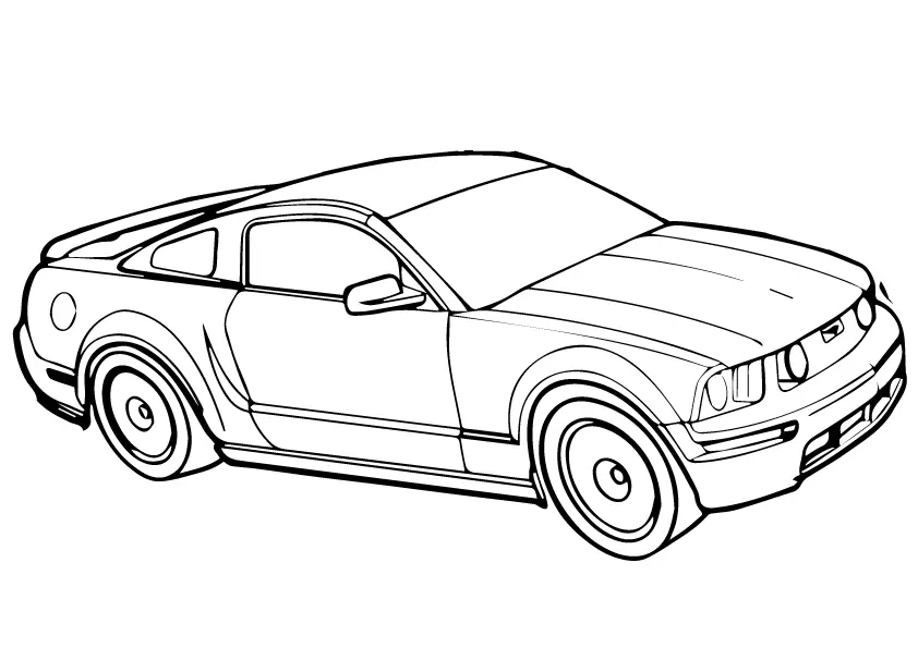 Racing Car Coloring Pages 18