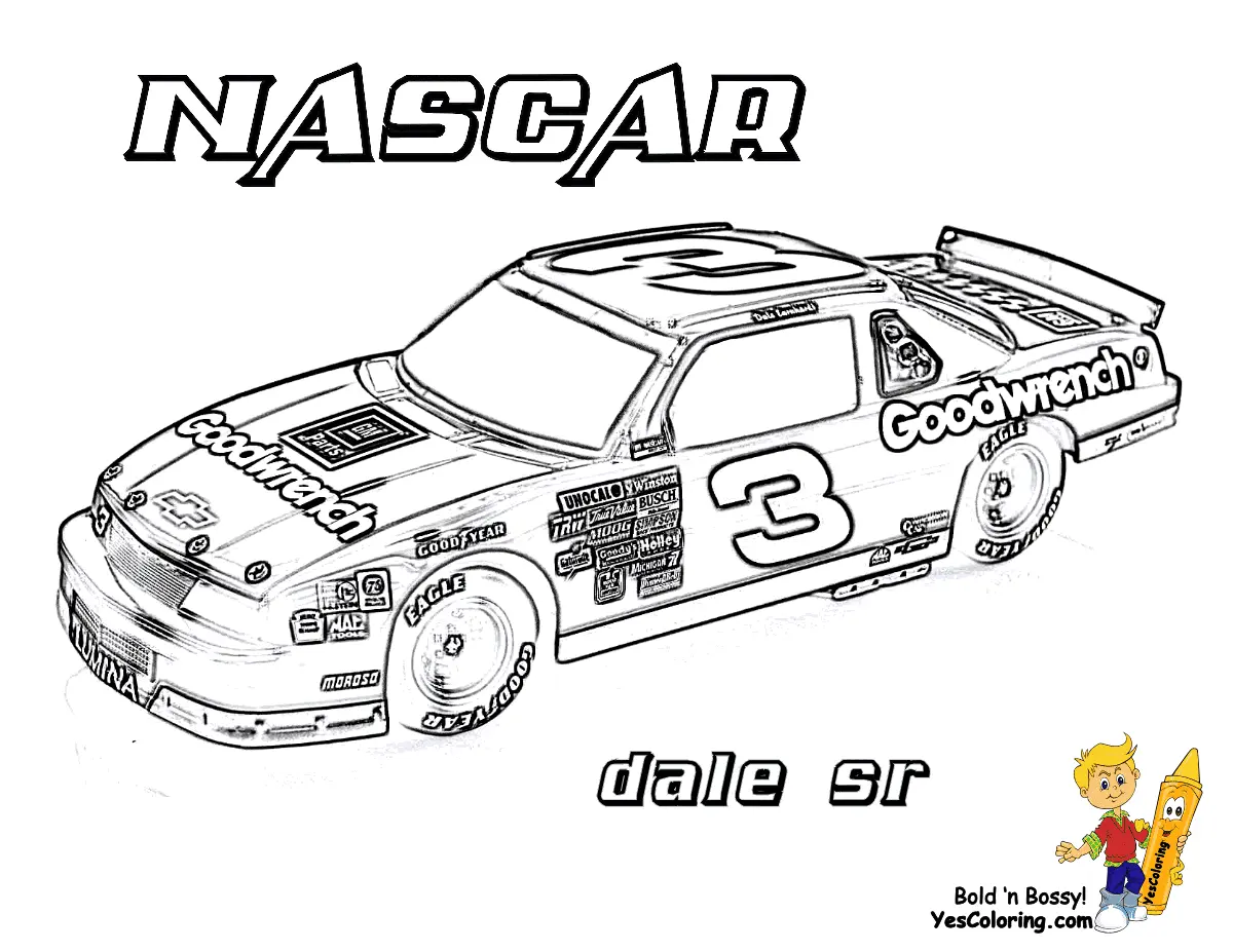 Racing Car Coloring Pages 21